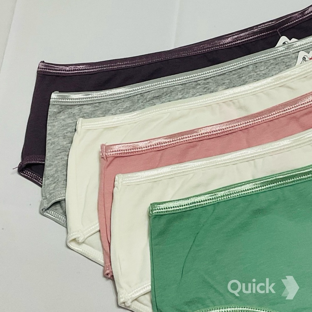 XS - NWT 6 pcs Essential Basic Cotton Panties